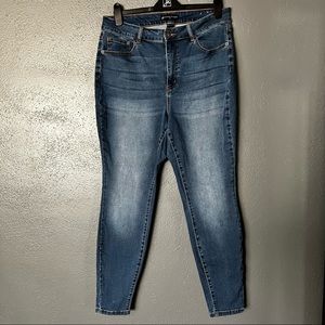 Fashion to figure high rise skinny jeans